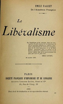 Le Libéralisme