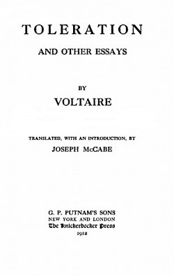 Toleration and Other Essays