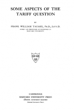 Some Aspects Of The Tariff Question